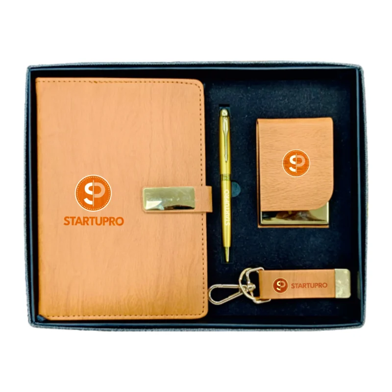 Gift Set - Diary + Pen + Card holder + Keychain