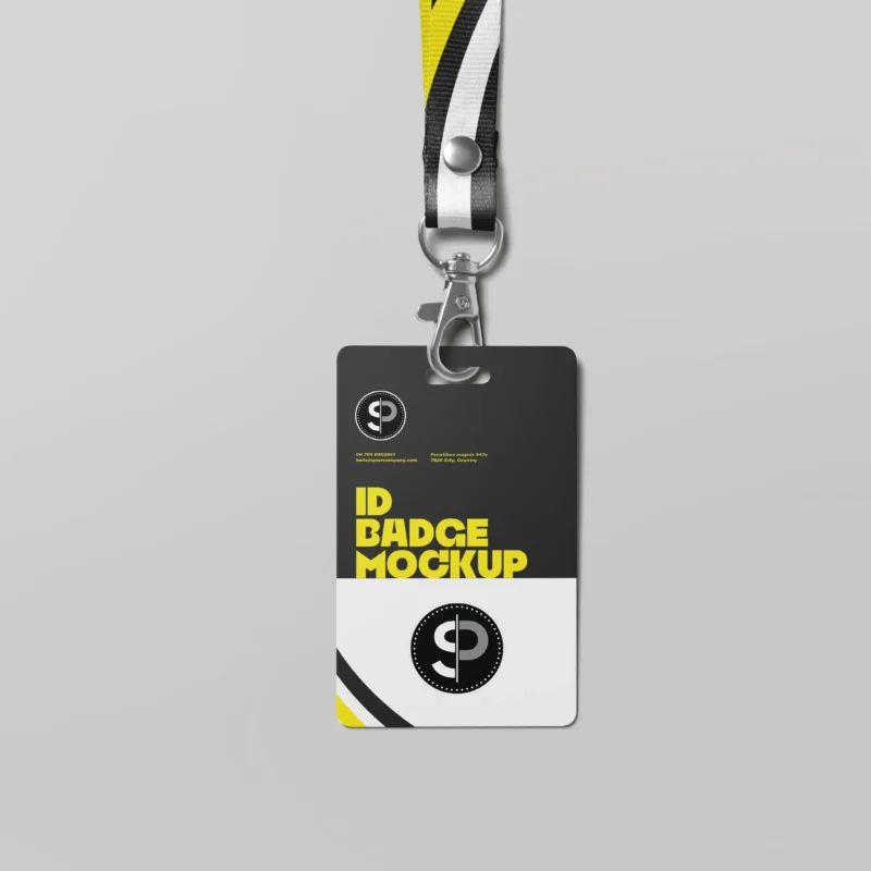 ID Card - Normal plastic card (with strap)